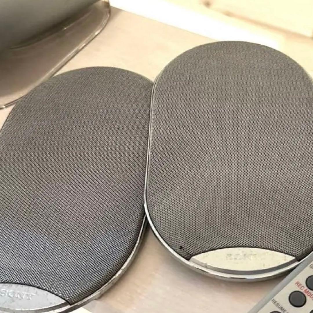 【美品DE訳有】SONY MD CD ミニコンポ LAM-Z03 シルバー