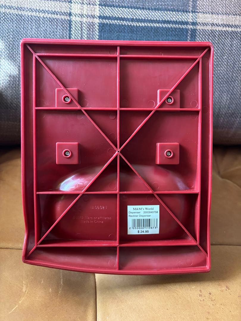 M&M's ディスペンサー　青椅子