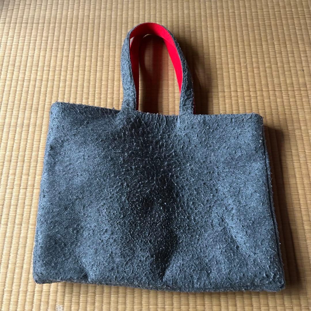 hokuro たかしくん　トートバッグ　フェルト