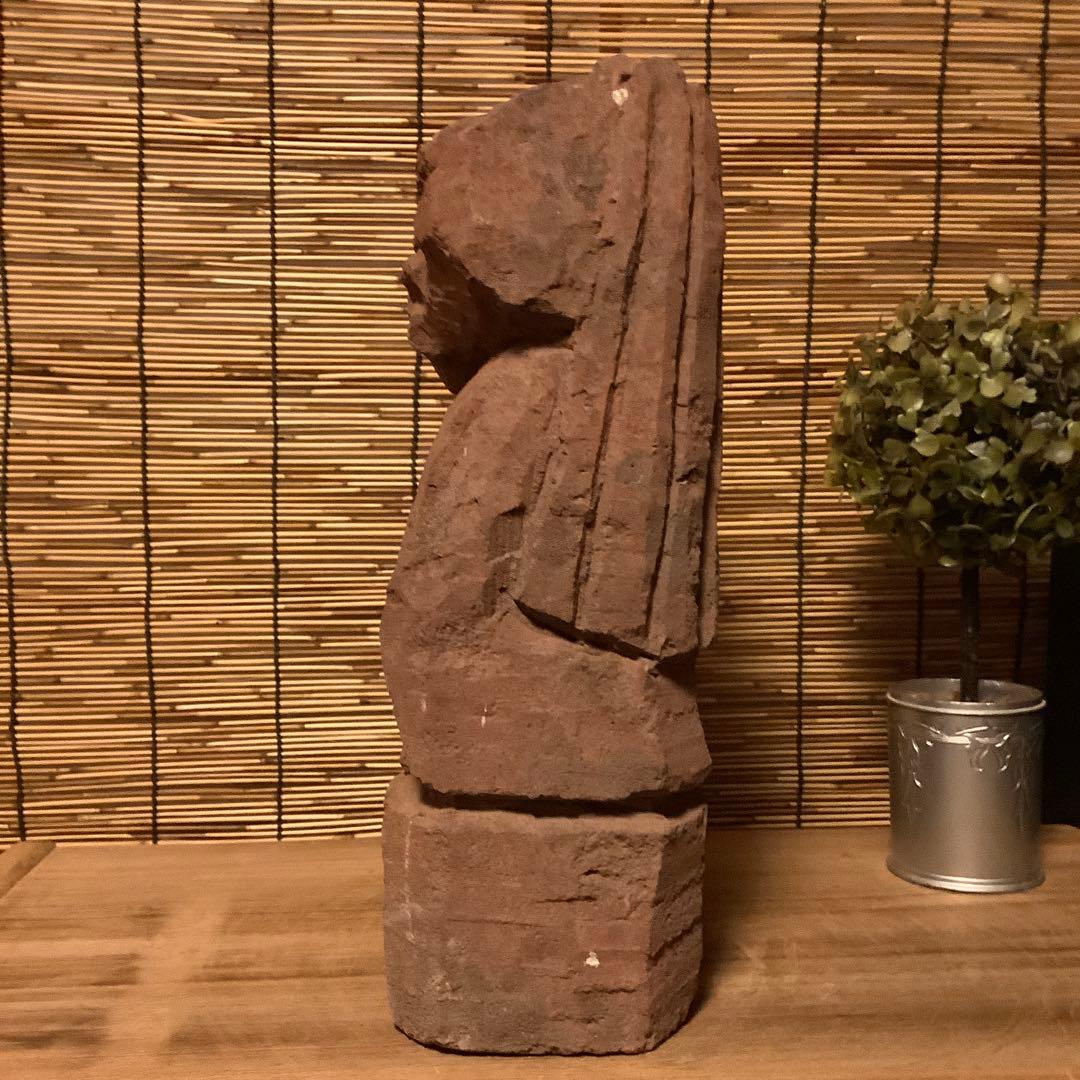 blow up様売約keep…彫刻作家・岩城信嘉氏「神童石像 」行動美術協会会員