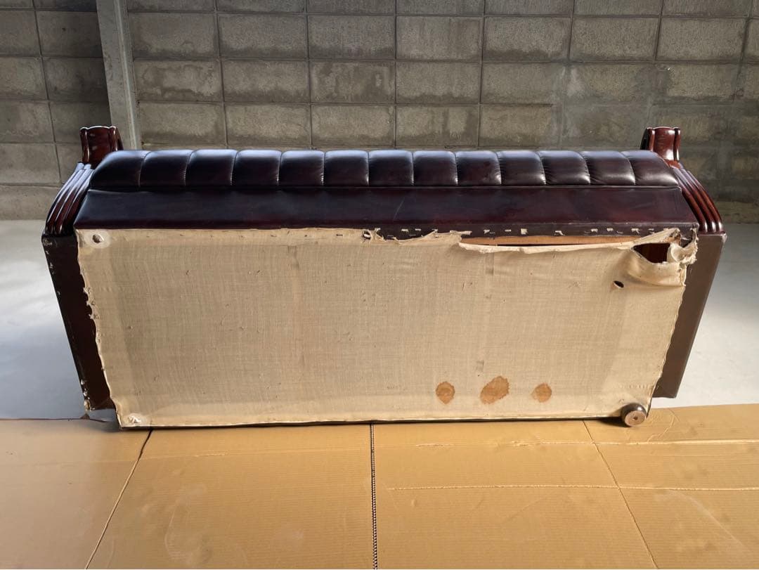 【希少】カリモク オールドカリモク 2,3人掛けソファ..レトロ/アンティーク