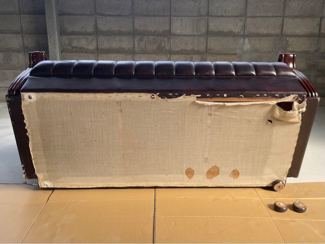 【希少】カリモク オールドカリモク 2,3人掛けソファ..レトロ/アンティーク