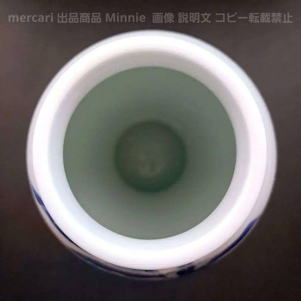 宮内庁御用達★深川製磁★『オリエンタルブルー』ヌーボー９号 花生★花瓶★未使用