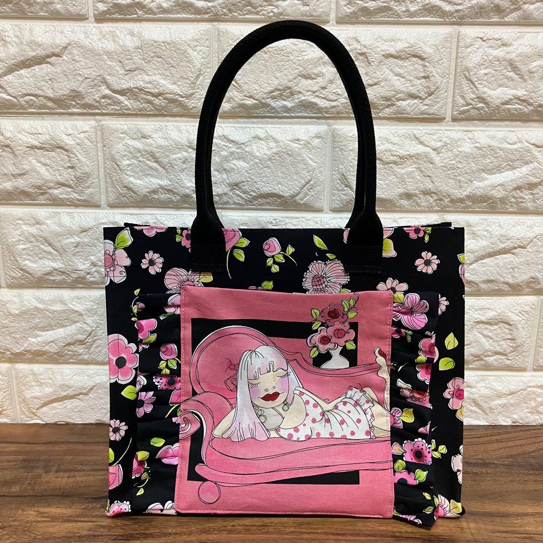 ちーちゃん ロラライハリス♡フリフリスクエアトート&ショッピングバッグ