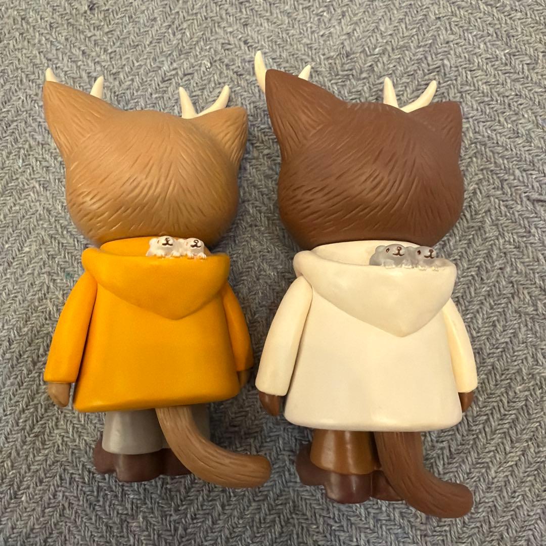 ひなたかほり つのねこ morris モリス ソフビ LOFT pop box