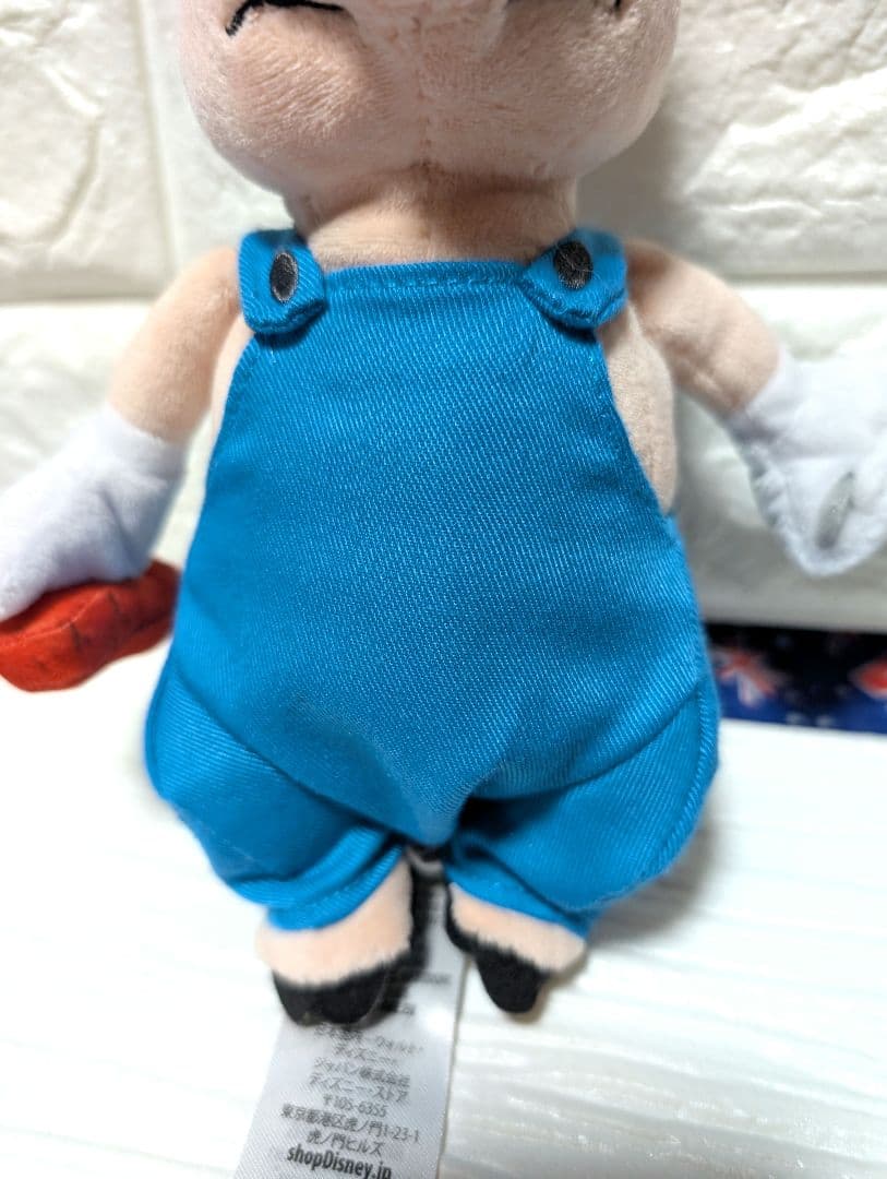 【美品】Disney100周年記念　3匹のこぶたぬいぐるみ　未使用に近い