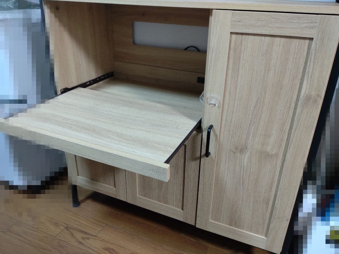 ヴィンテージ食器棚　ニトリ