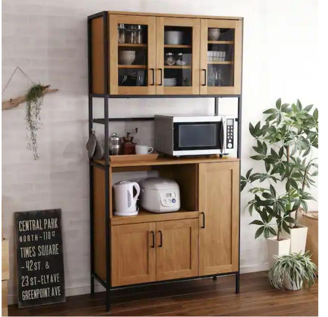 ヴィンテージ食器棚　ニトリ