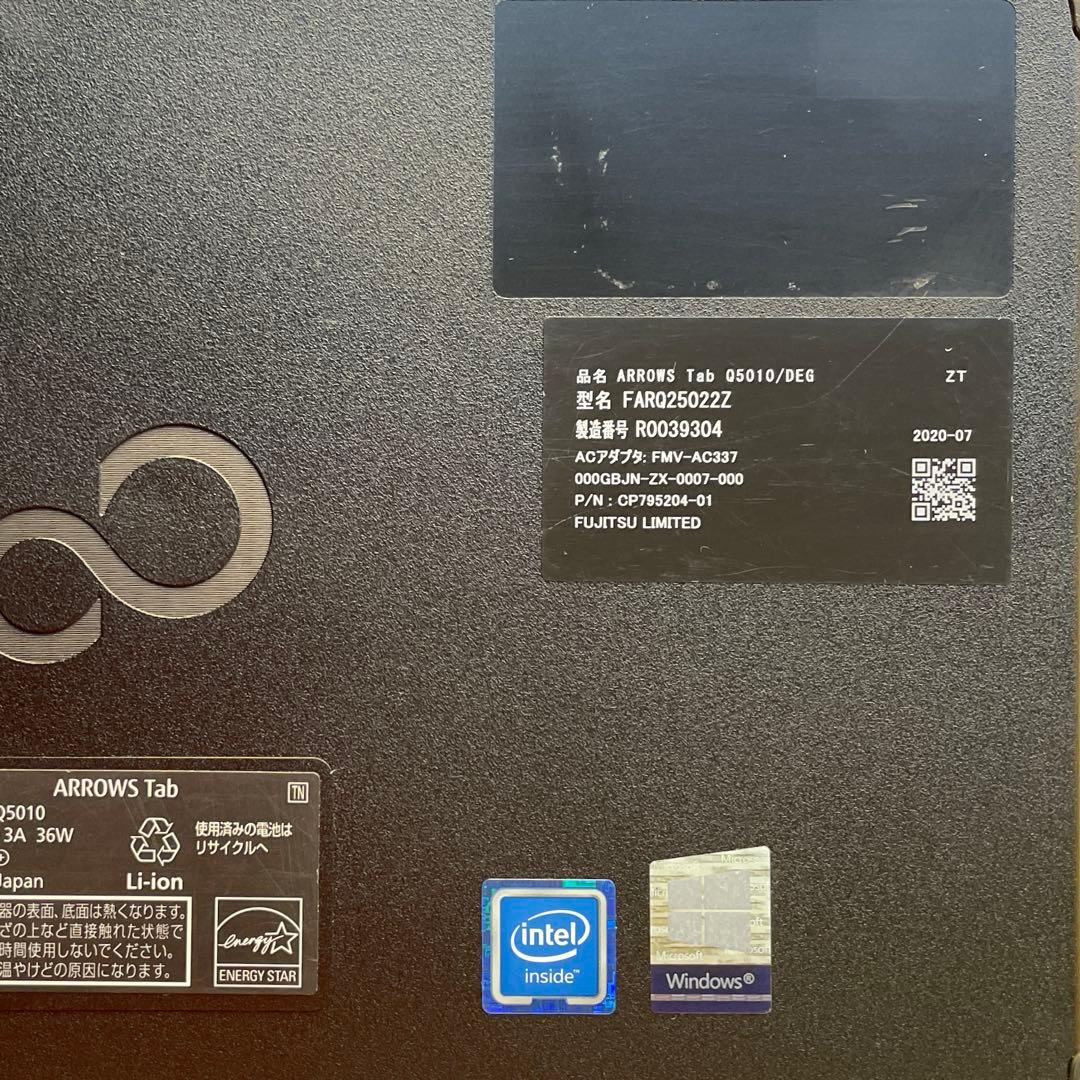 ARROWS Tab Q5010/DEG Celeron 128GB 美品 #8