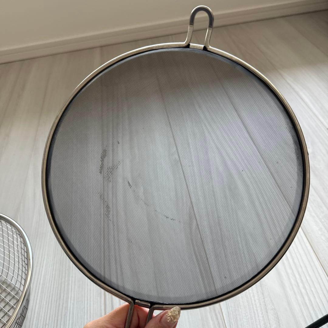 ラバーゼ 揚げ鍋 la base 22cm LB-098 IHガス対応 3点
