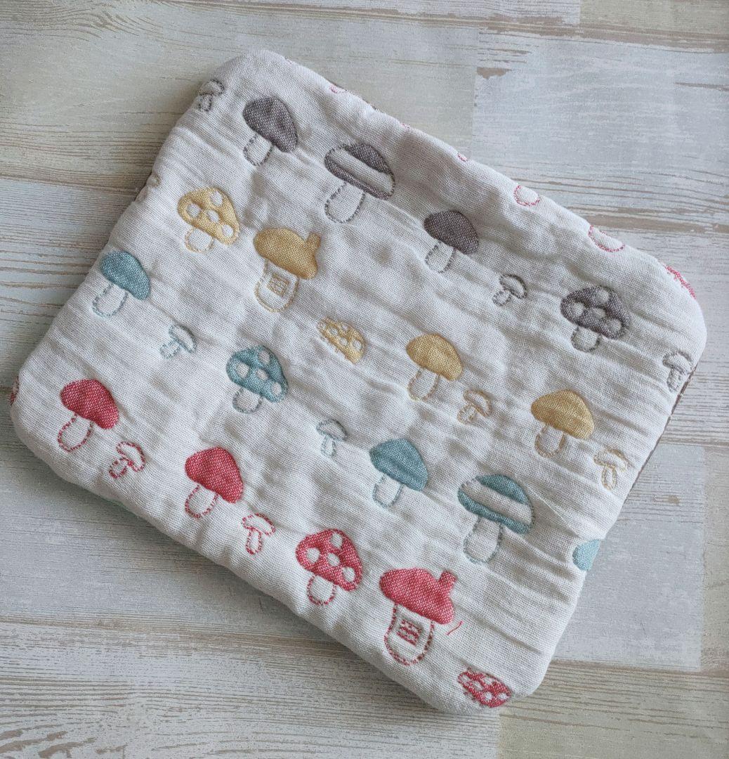 ラスト　maffon×fuwara 6重ガーゼ　ハンカチ　タオル