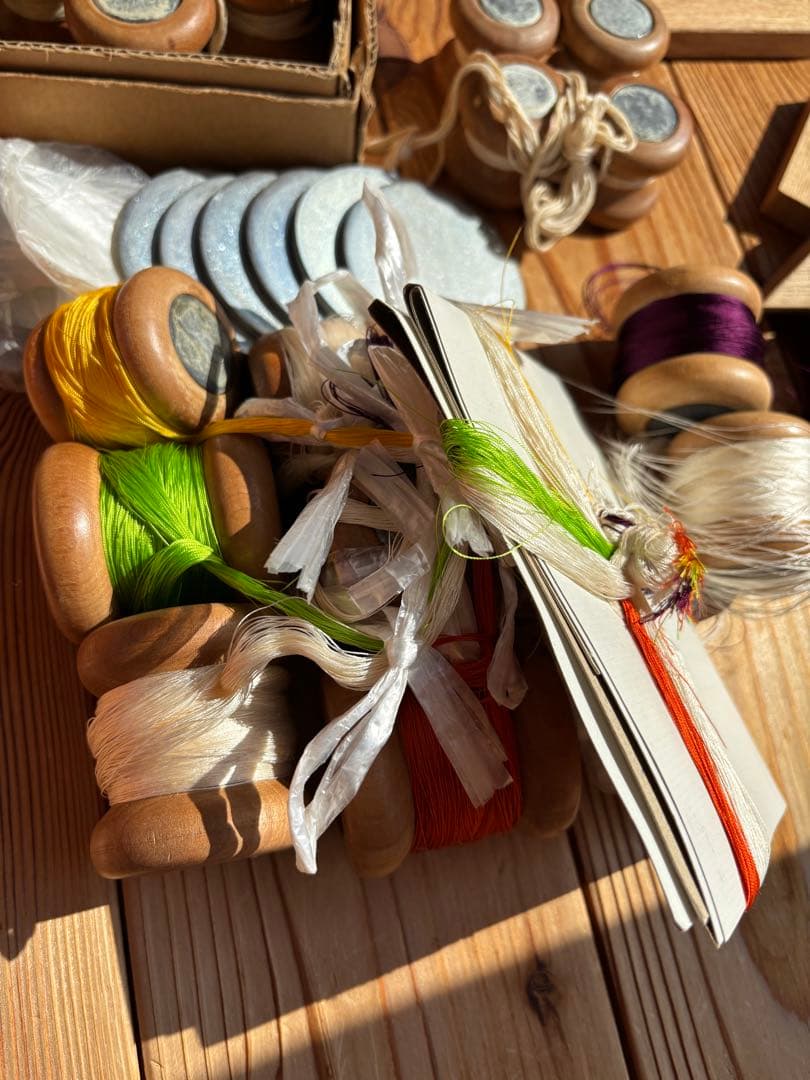 組紐　組み玉　おもり　プレートセット