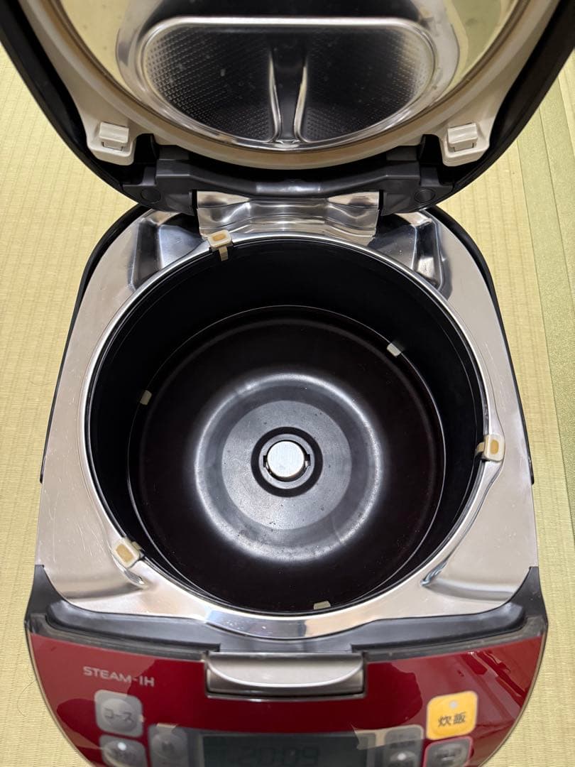 Panasonic スチームIH炊飯器 赤
