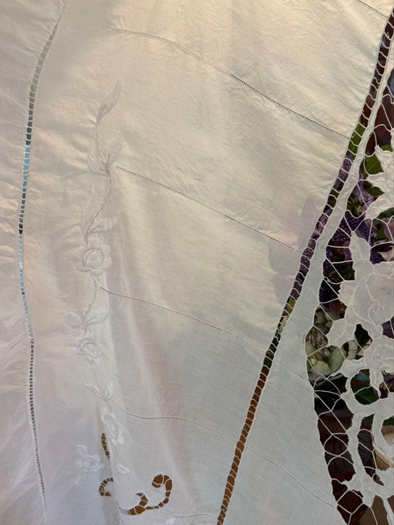 レースカーテン ハンドメイド刺繍 （sold out）