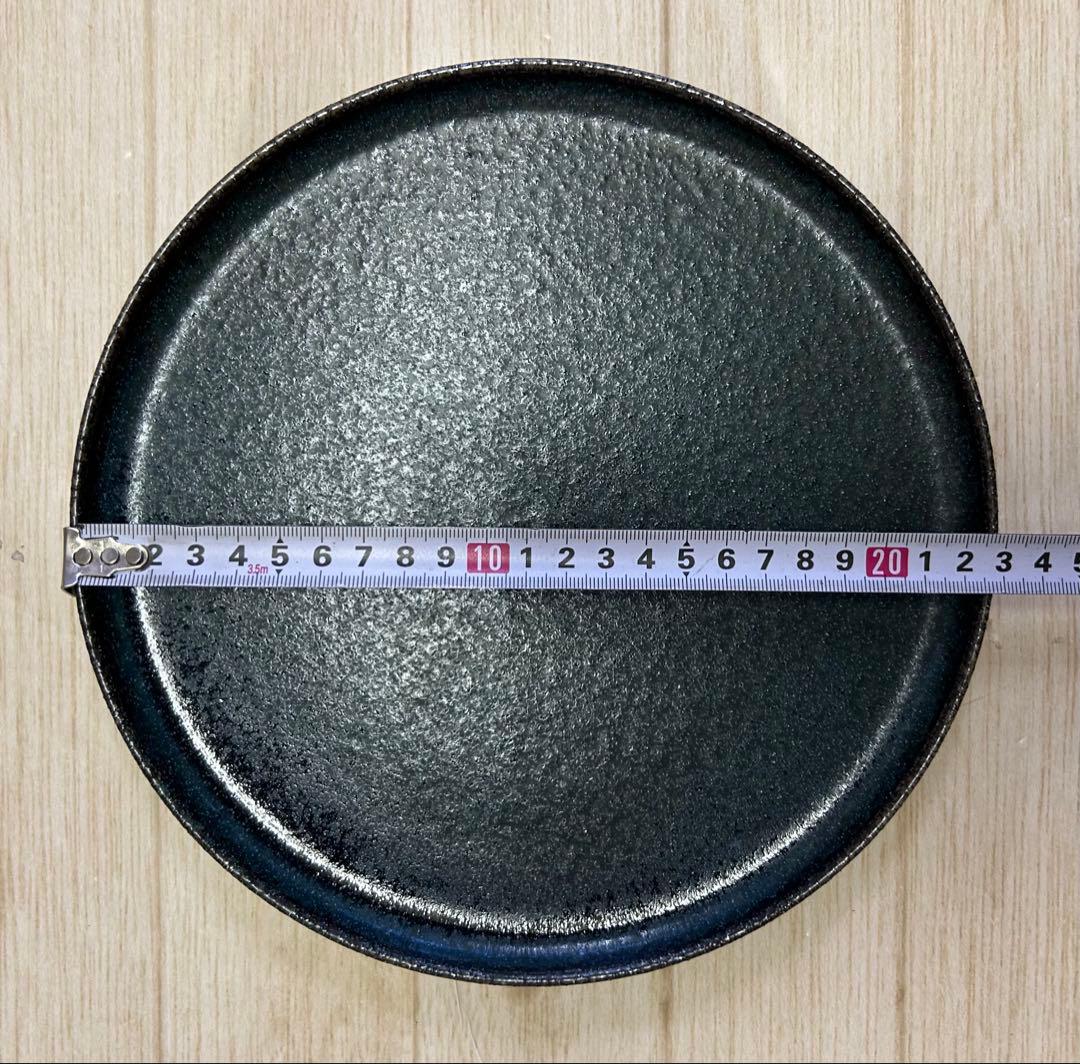 藍潤7.5丸浅口切立皿(4枚)