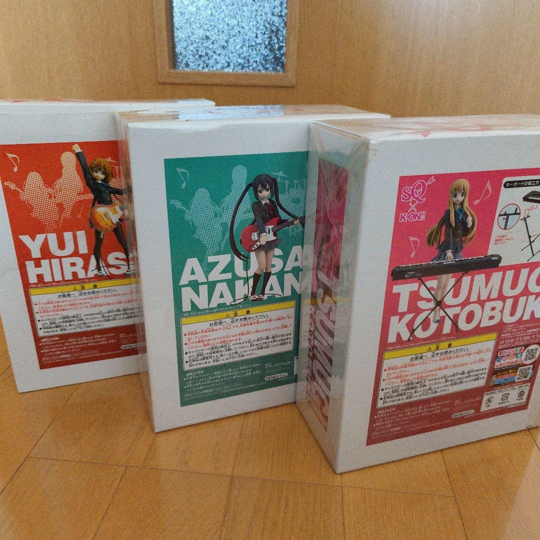けいおん！SQフィギュア3種セット＋オマケ
