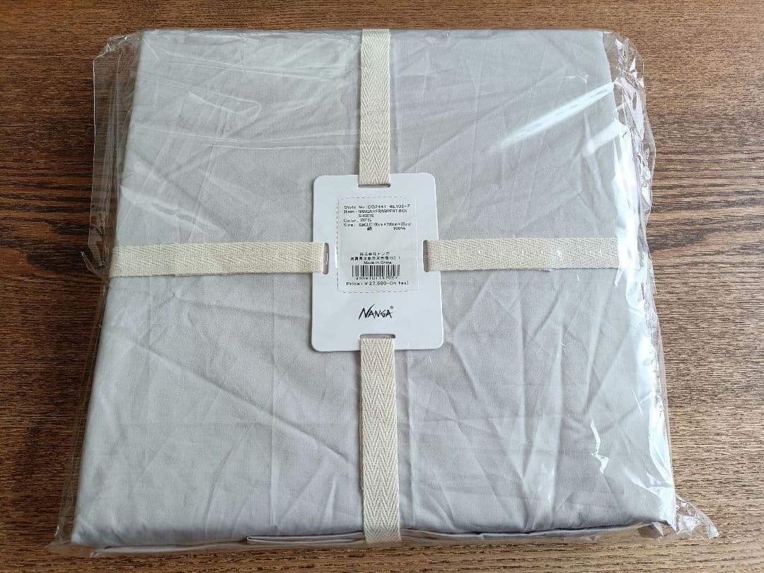 新品 FRAGMENT DESIGN x NANGA ナンガ ボックスシーツ