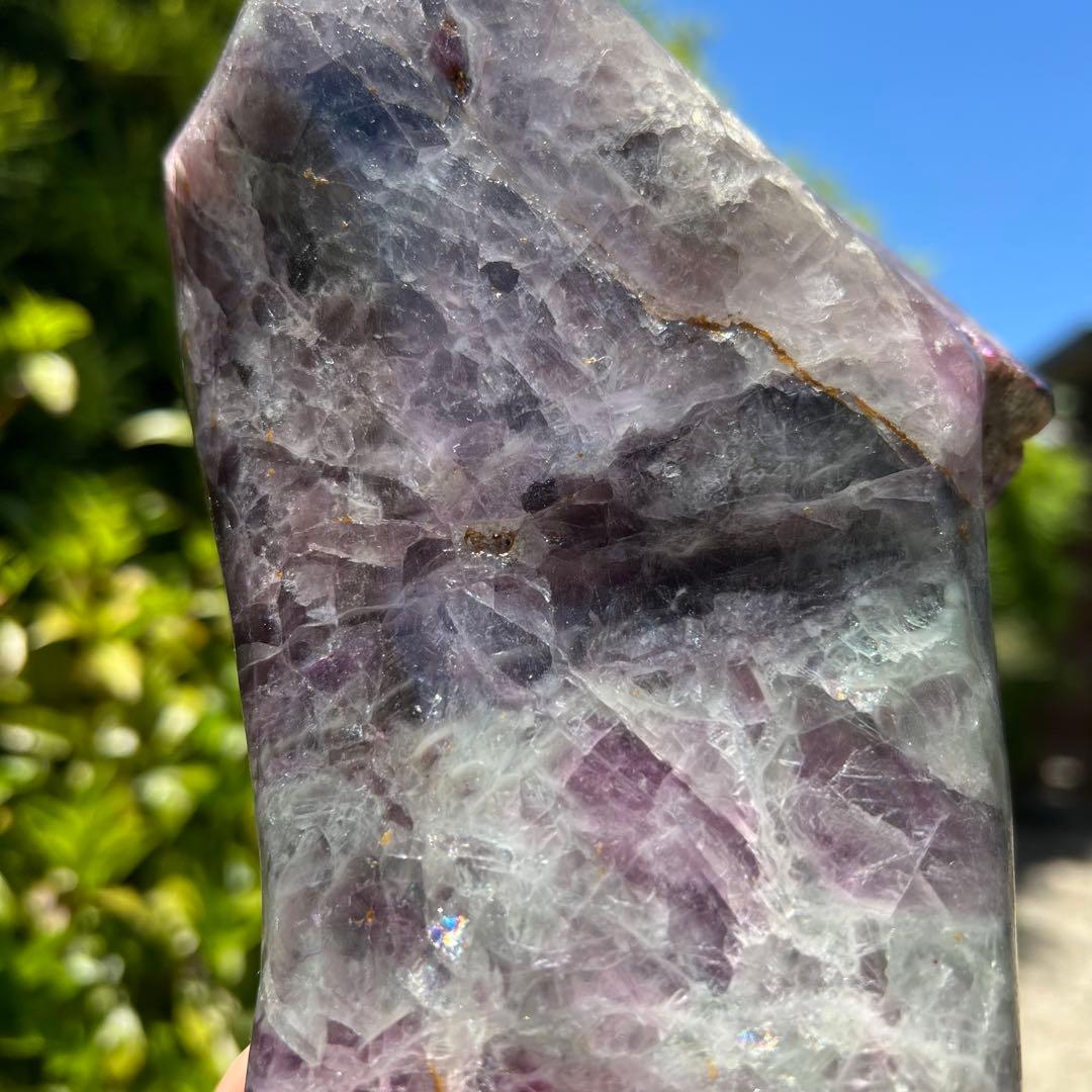 ✳️存在際立つ美しいフローライト原石✨レインボー フローライト 原石 天然石 置物