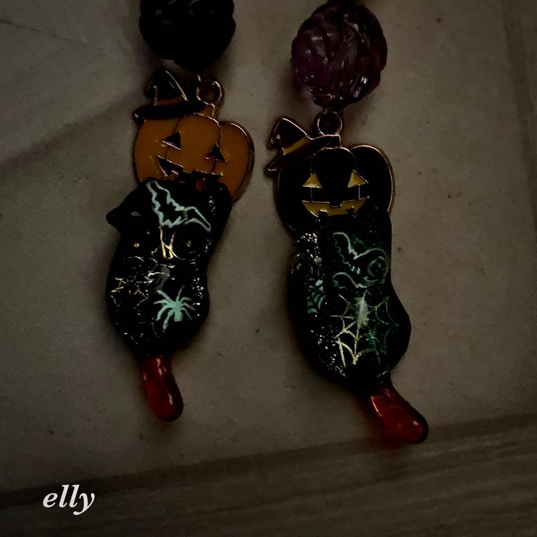 【sawasawa様】1484.天然石　琉球ガラス　金木犀　おすわり猫　レジン