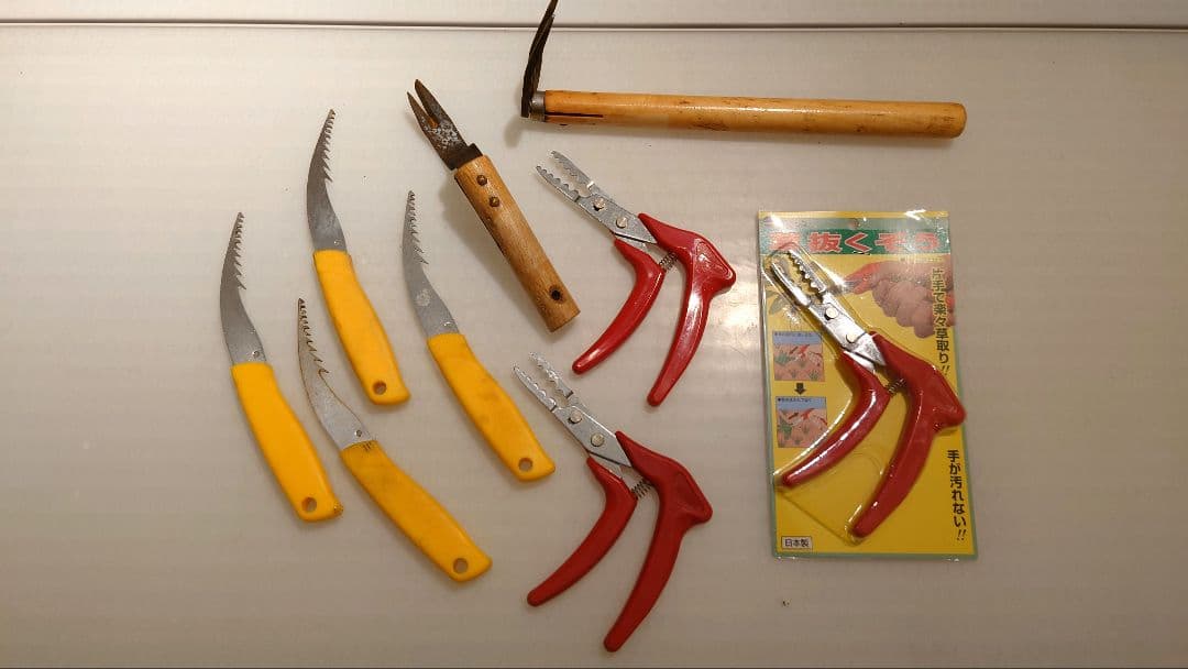 ​【まとめ売り大特価】ガーデニング庭手入れ 豪華32点セット！草引き 剪定バサミ