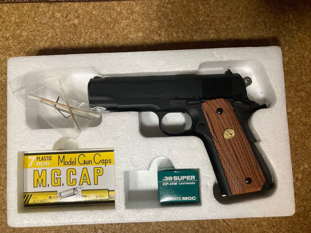 MGC コルト コンバットコマンダー .38 SUPER　モデルガン　箱付　美品