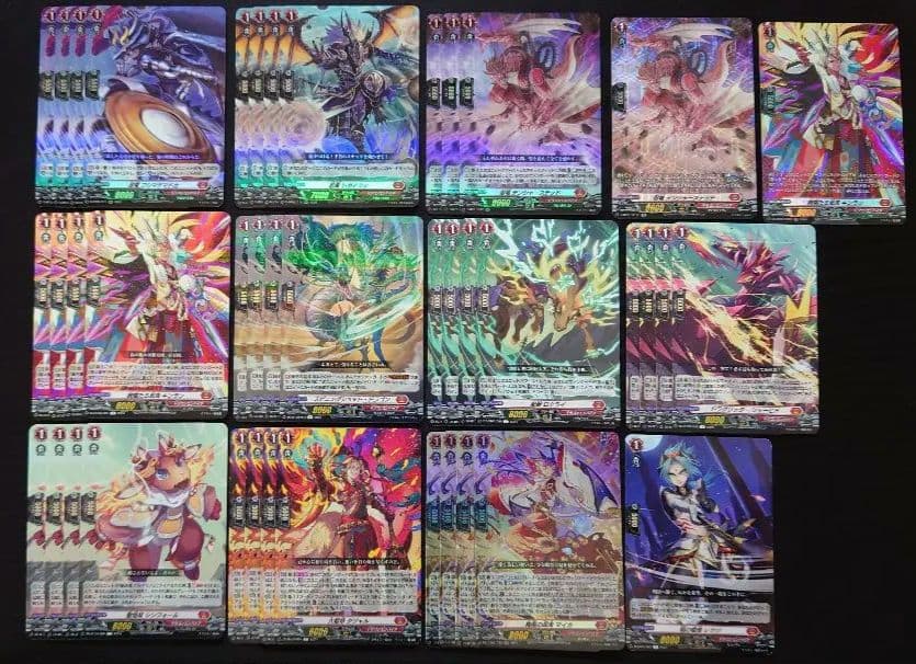 紅*眼様 ヴァンガード　ドラゴンエンパイア　デッキパーツセット　まとめ売り