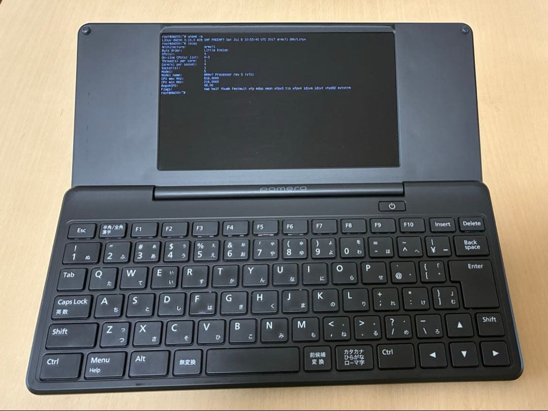 ポメラ pomera DM200 （SD 32GB付属、Linux導入済）