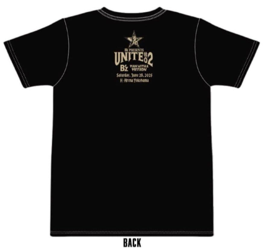 B'z UNITE #02 マンウィズ コラボTシャツ XLサイズ 新品
