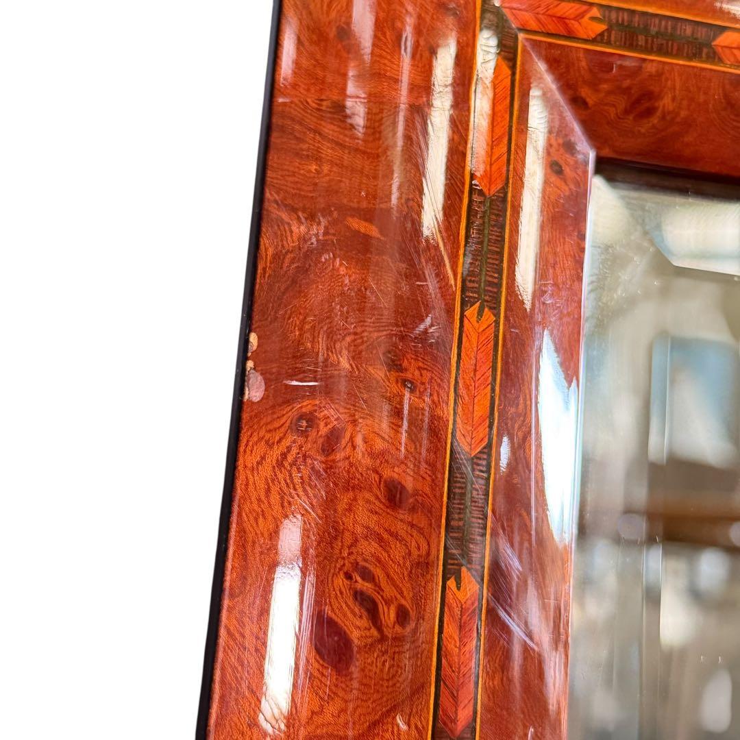 KZ013 高級象嵌縁取り　ウォールミラー　姿見　120cm