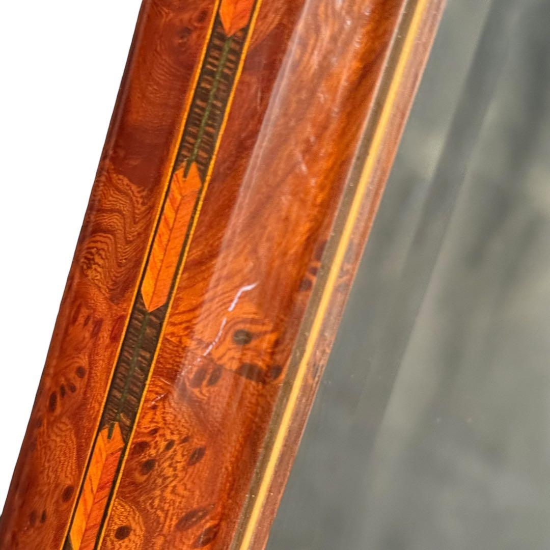 KZ013 高級象嵌縁取り　ウォールミラー　姿見　120cm