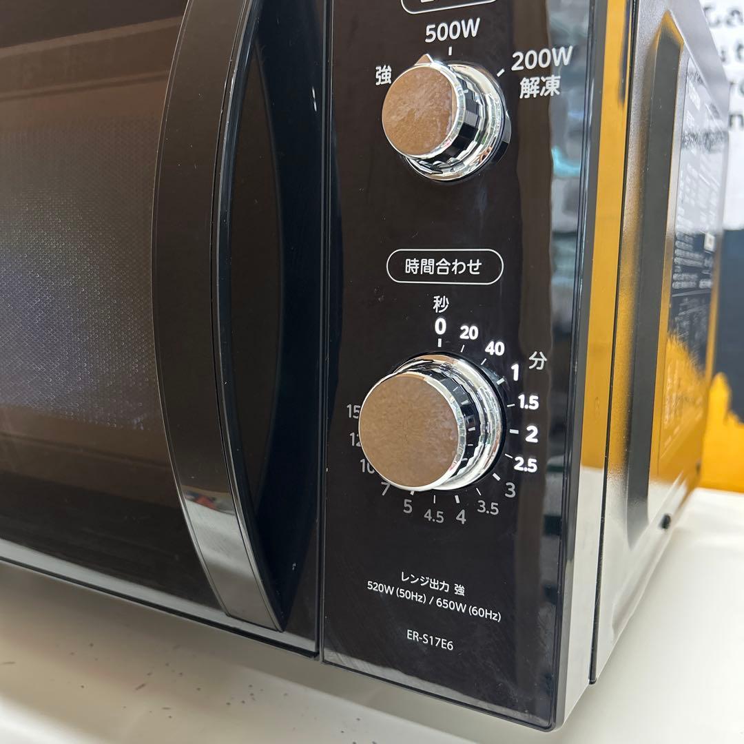 【美品】TOSHIBA 単機能電子レンジ　ER-S17E6(K) 2022年製
