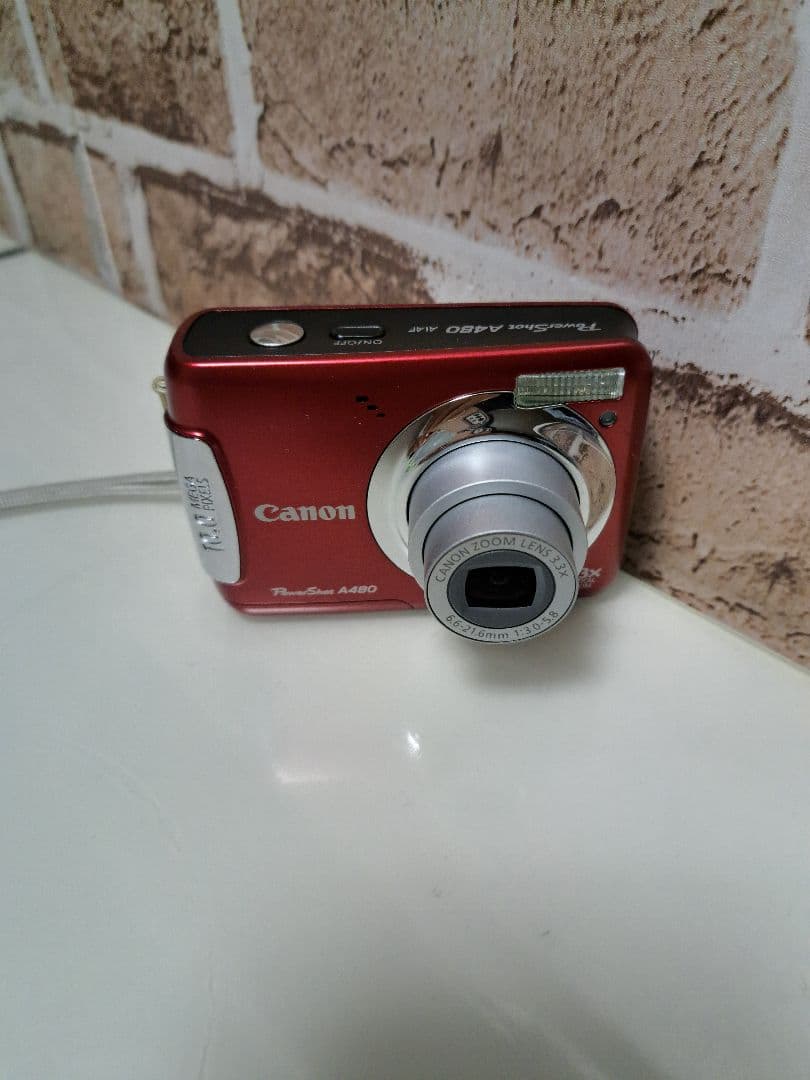 Canon PowerShot A480 レッド