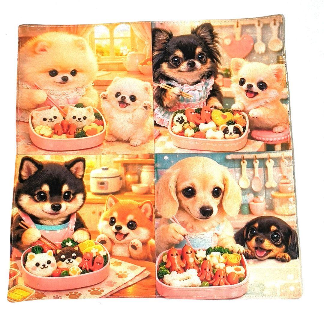 Yourelia様】ハンドメイドオーダー★犬★ハンカチ&ポーチ　8点