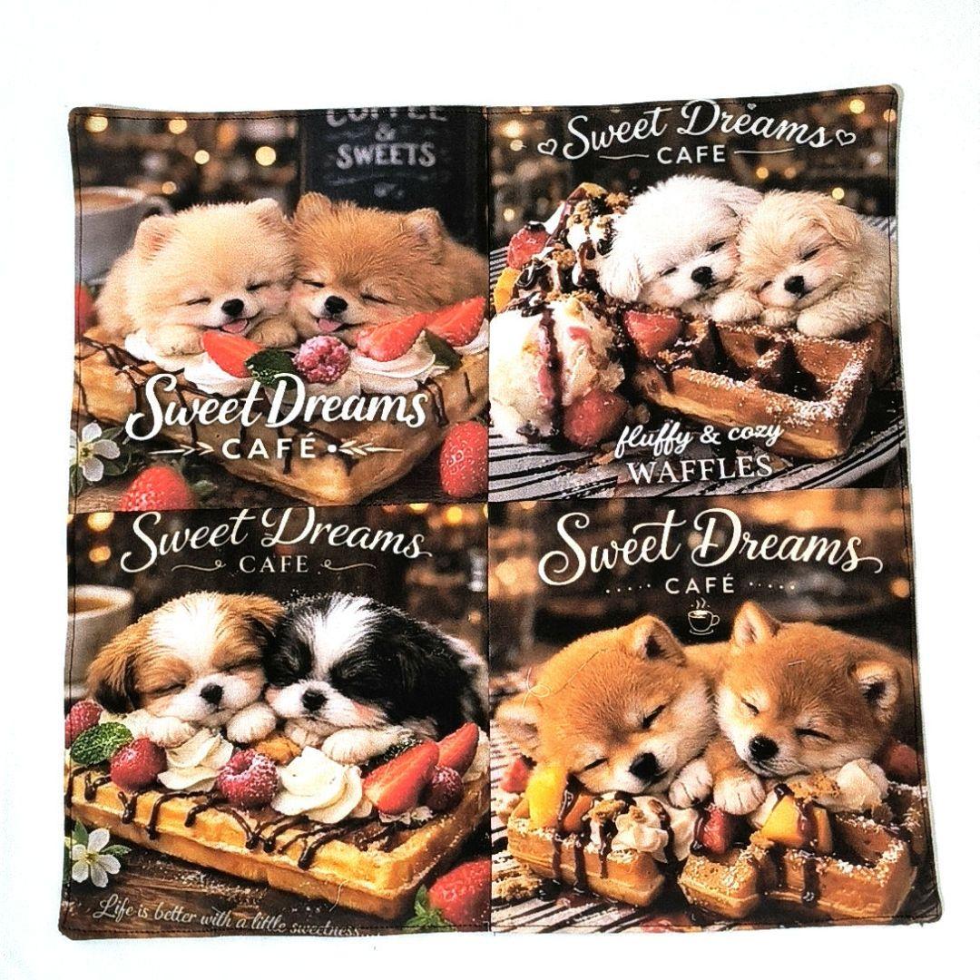 Yourelia様】ハンドメイドオーダー★犬★ハンカチ&ポーチ　8点