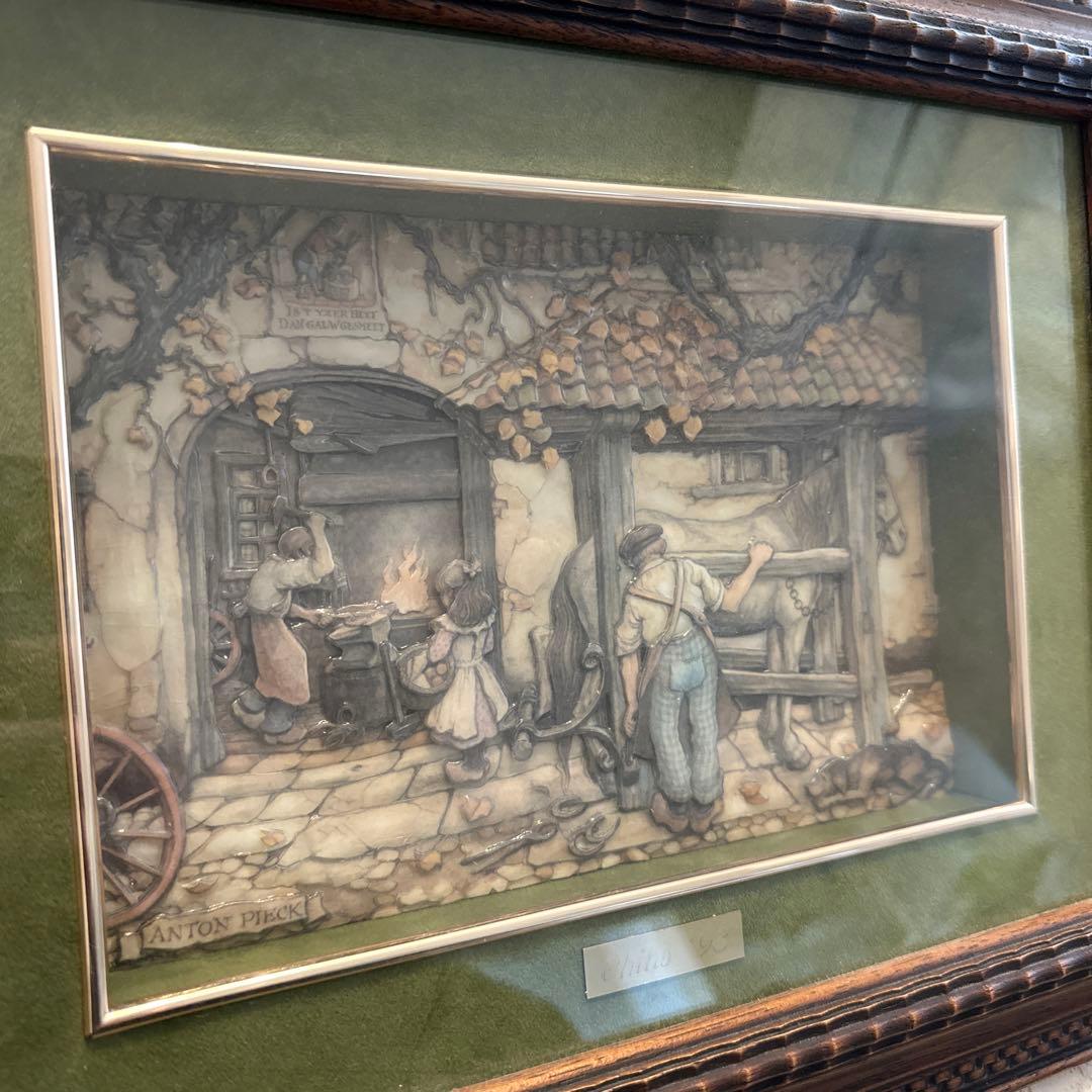 アントンペックanton pieck  デコパージュ　シャドーボックス