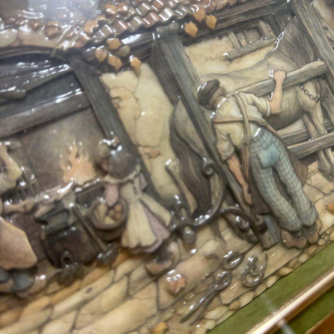 アントンペックanton pieck  デコパージュ　シャドーボックス