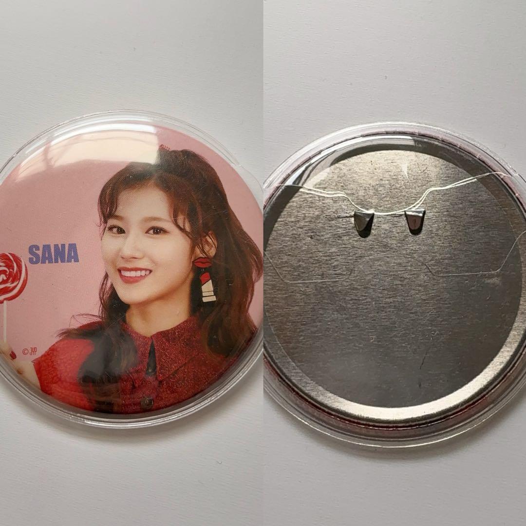 TWICE サナ ラブリー 缶バッジ 痛バ トートバッグ gigo