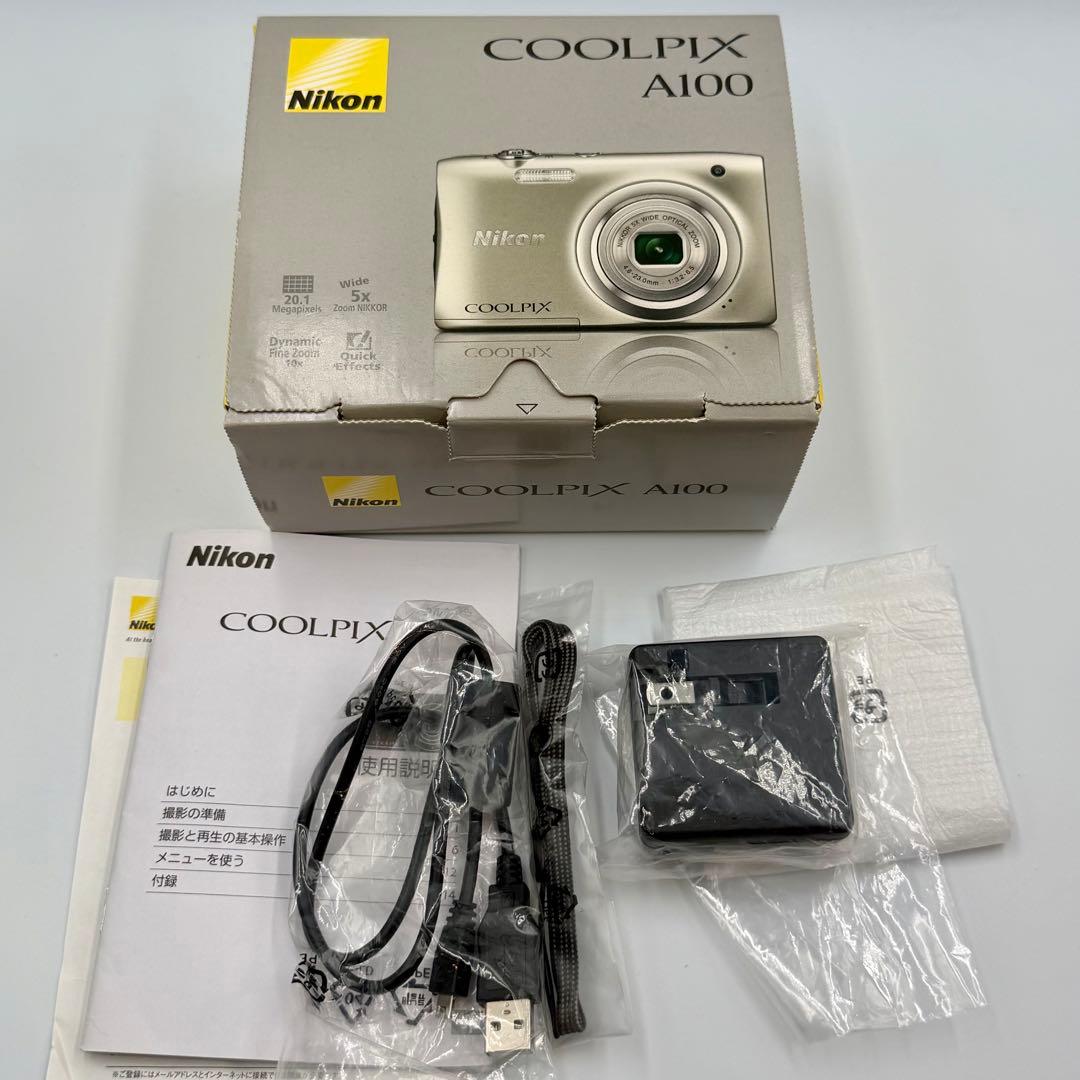 ✨極美品✨Nikon COOLPIX A100 シルバー クールピクス 箱付き