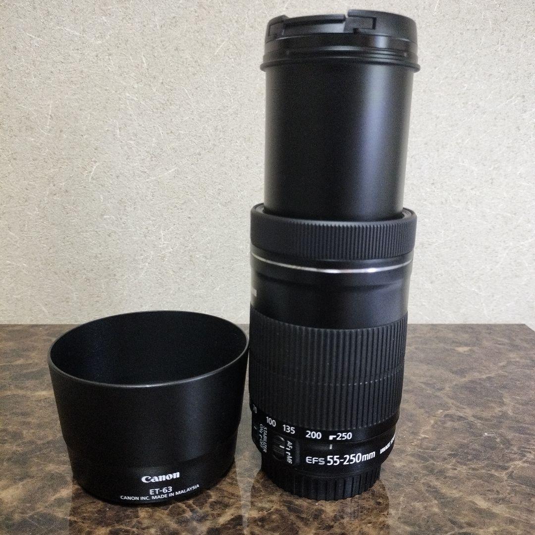 Canon EFS55-250mm ズームレンズ 美品