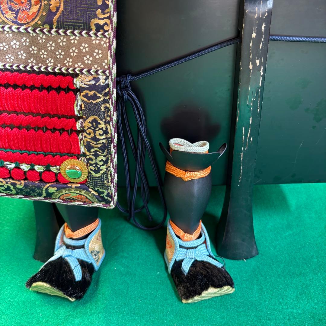 五月人形9点セット 力石甲人作 赤糸威大鎧 【送料込み】子どもの日