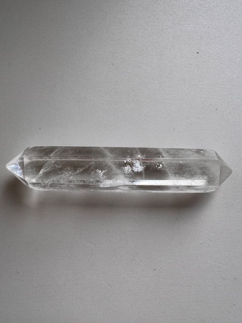 ダブルポイントクリスタル　天然水晶　アーキエンジェルマイケル　ロナハーマン
