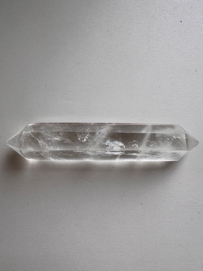 ダブルポイントクリスタル　天然水晶　アーキエンジェルマイケル　ロナハーマン