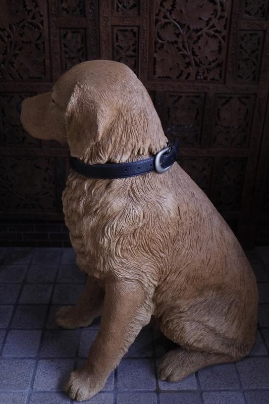 \"飼い主さん\"募集中【犬】ゴールデンレトリバー置物】大型犬