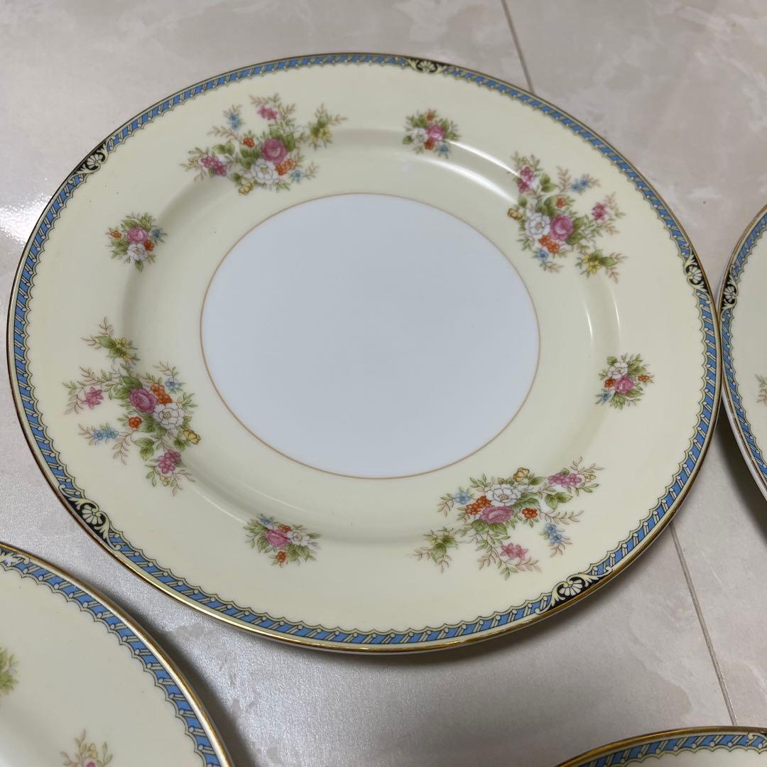 のりたけ　ノリタケ　Noritake お皿　花柄　食器　5客セット