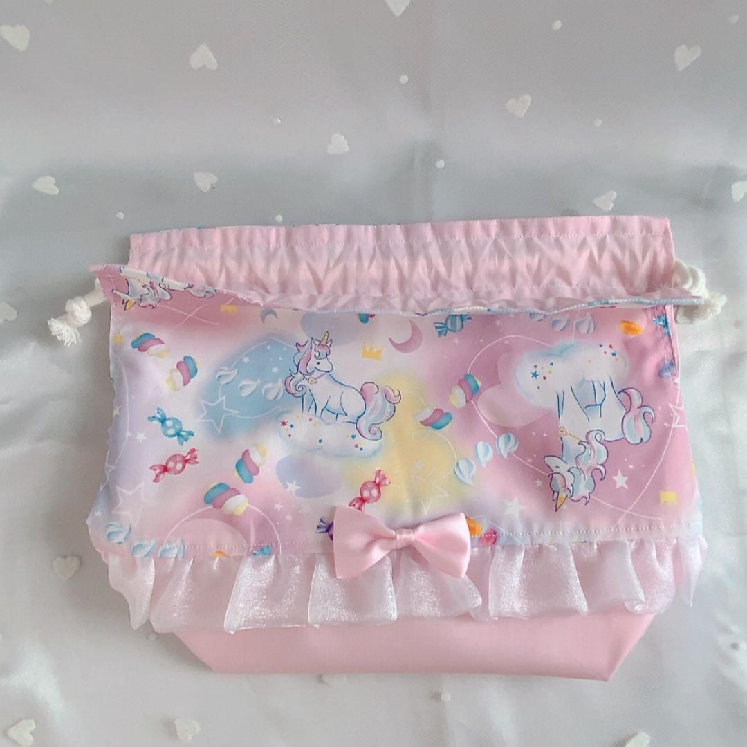 レッスンバッグ　体操着袋　上履き袋　お弁当袋　コップ袋の５点セット