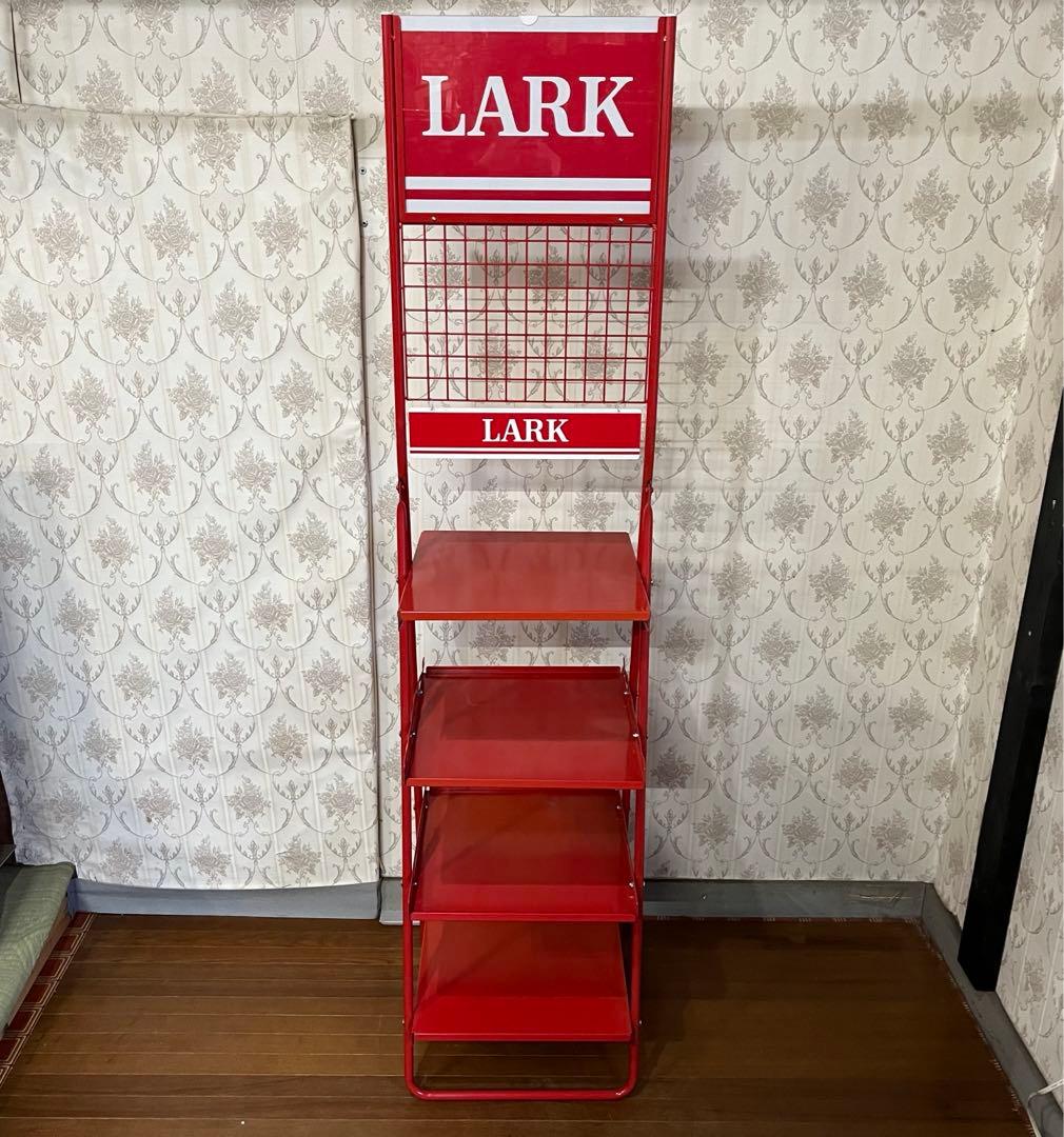 【アンティーク】LARK/ラーク スチールラック 飾り棚 ディスプレイ 什器