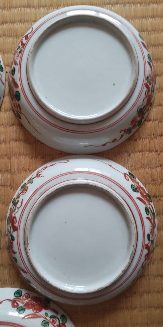 サイ　古伊万里刺し身皿5枚、古伊万里九谷皿10枚　骨董　アンティーク