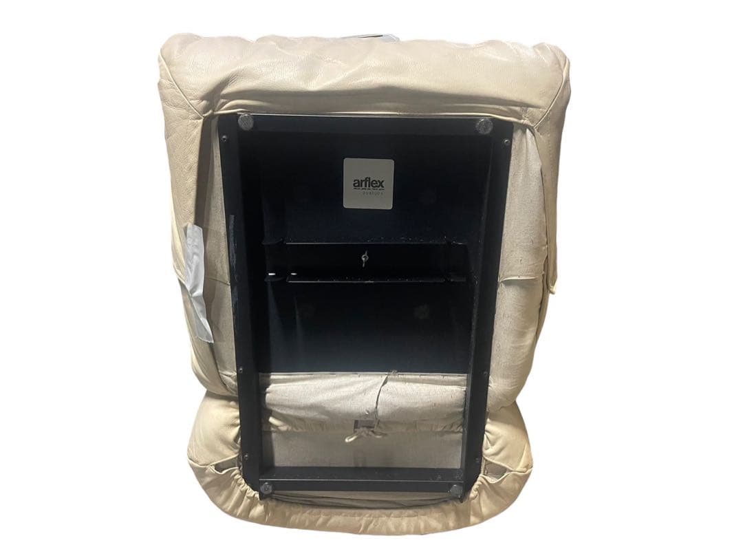 わたなべ◯③arflex アルフレックス マレンコ 本革 レザー 3人掛け