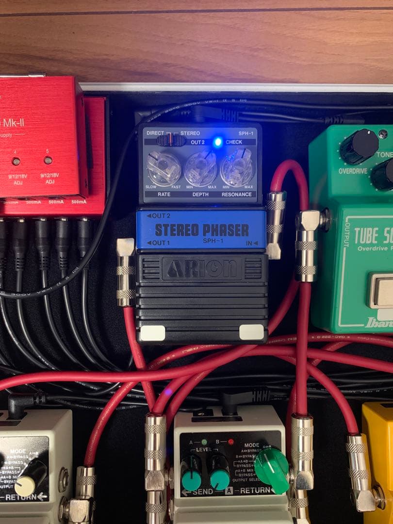 ギター ARION STEREO PHASER TK mod