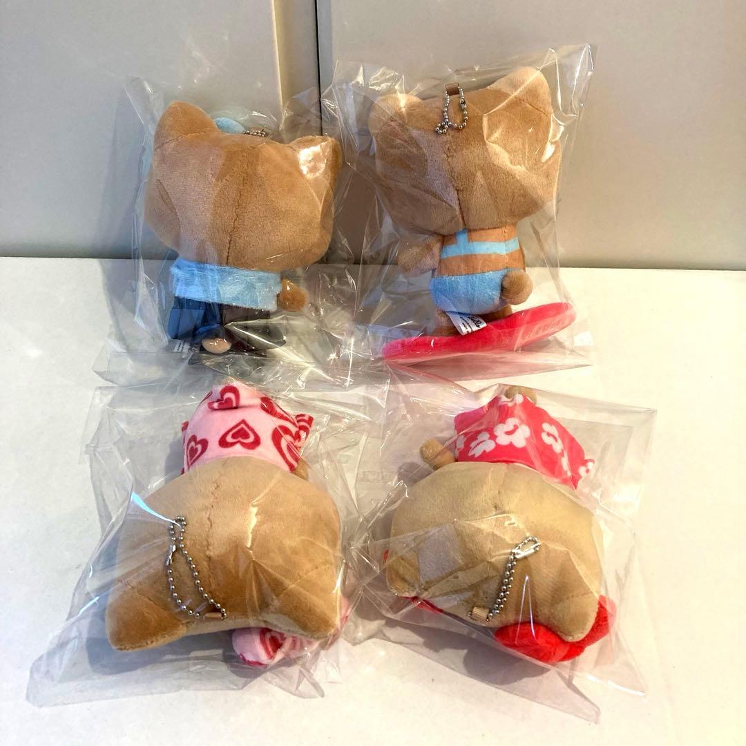 アベイル キティ マスコット キーホルダー ぬいぐるみ 日焼け セット ギャル